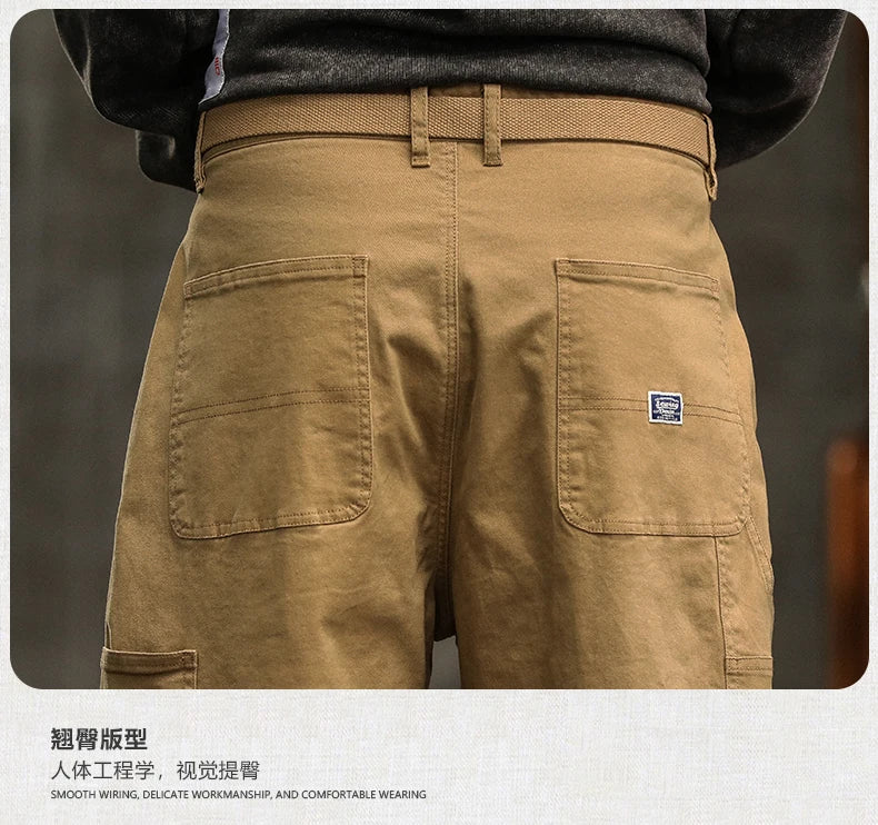 Men's Casual Cargo Pants | Comfortable Loose Fit Joggers