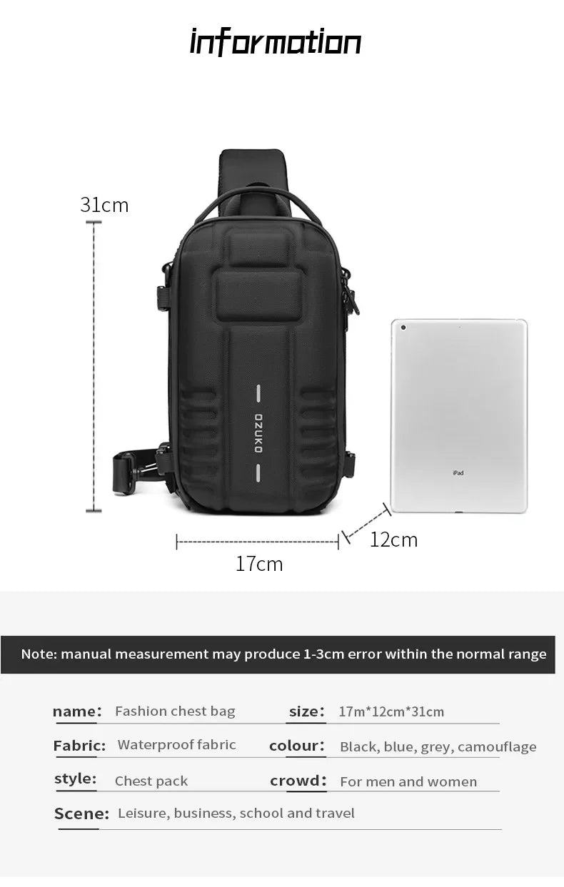 Multifunctional Waterproof Tactical Shoulder Bag | Large Capacity