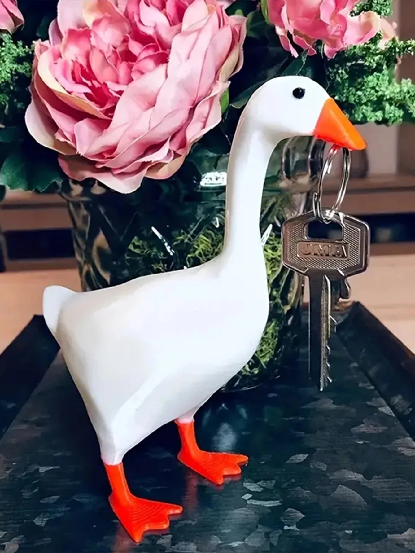 Magnetic Goose Keychain | Unique Home & Office Decoration