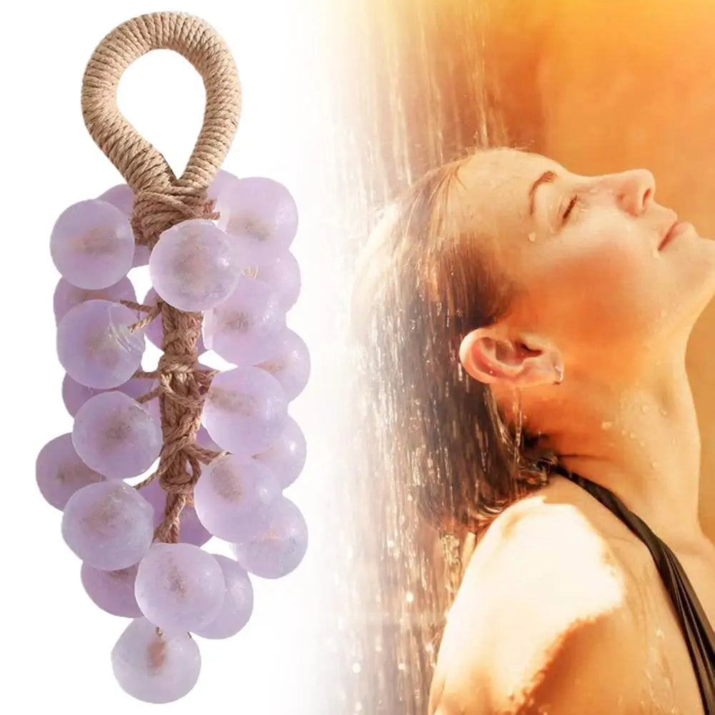 Handmade Crystal Grape Soap - Luxurious Scented Bath Experience