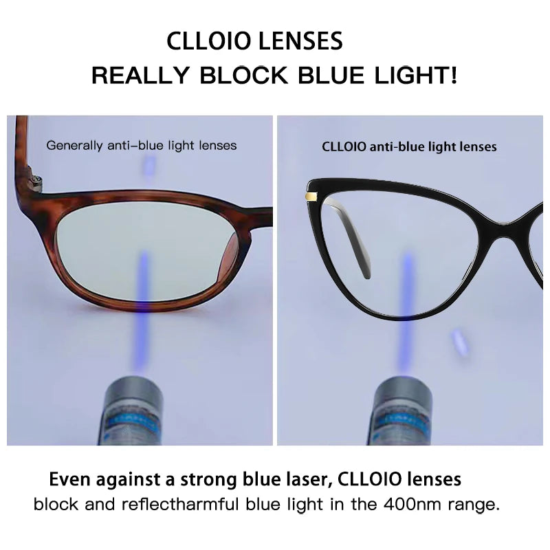 Stylish Cat Eye Reading Glasses | Anti Blue Light Protection