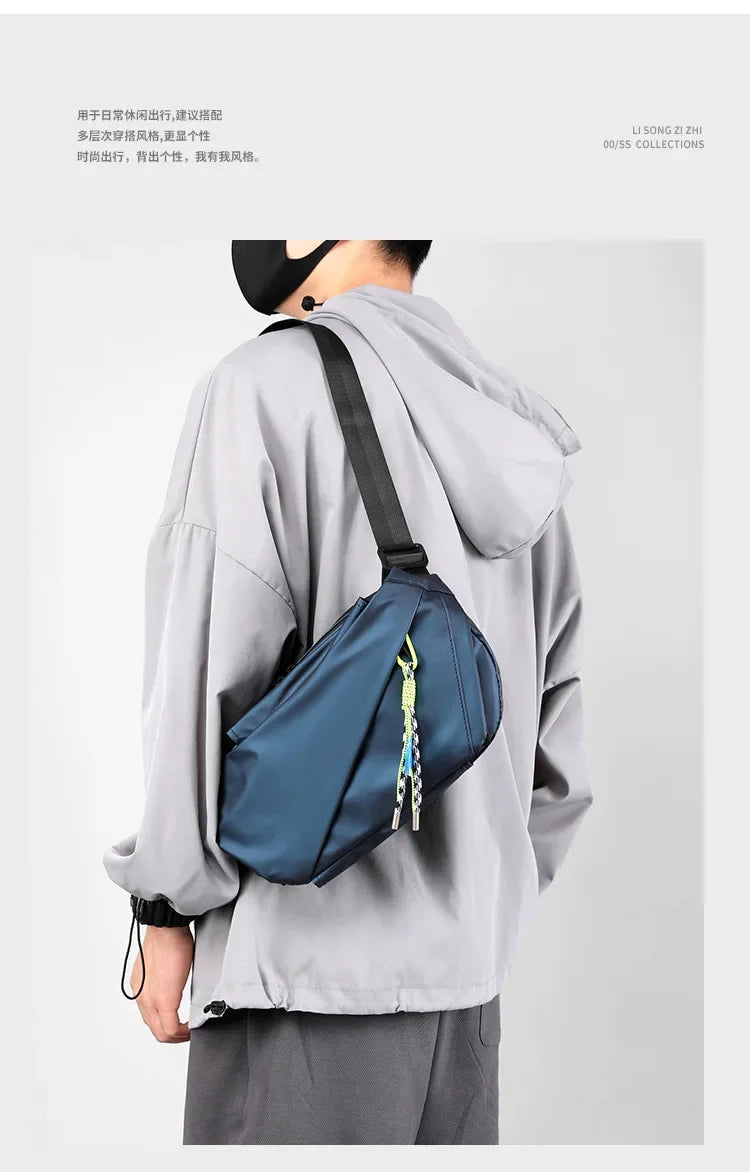 Large Capacity Waterproof Shoulder Chest Bag for Outdoor Sports