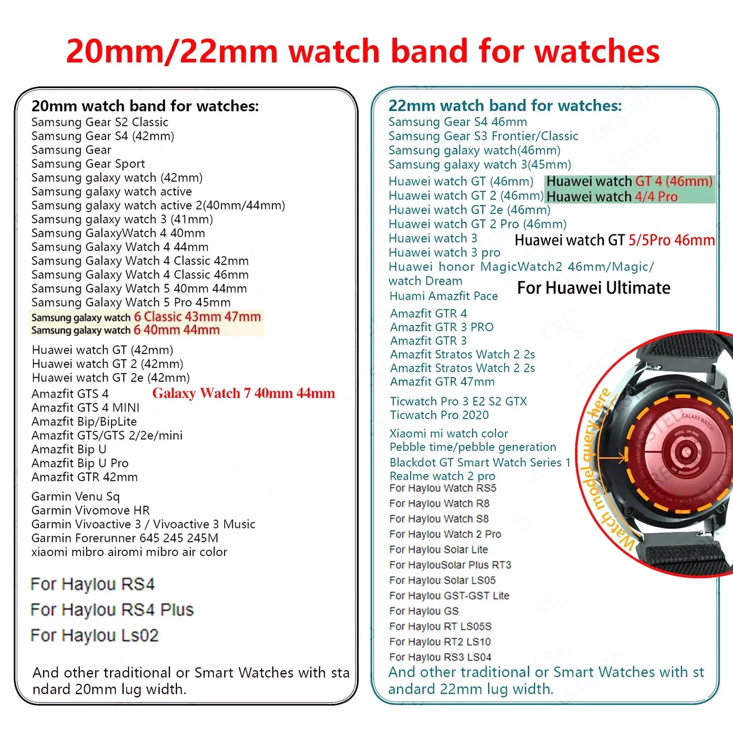 20mm Silicone Sport Watch Strap | Breathable Replacement Band