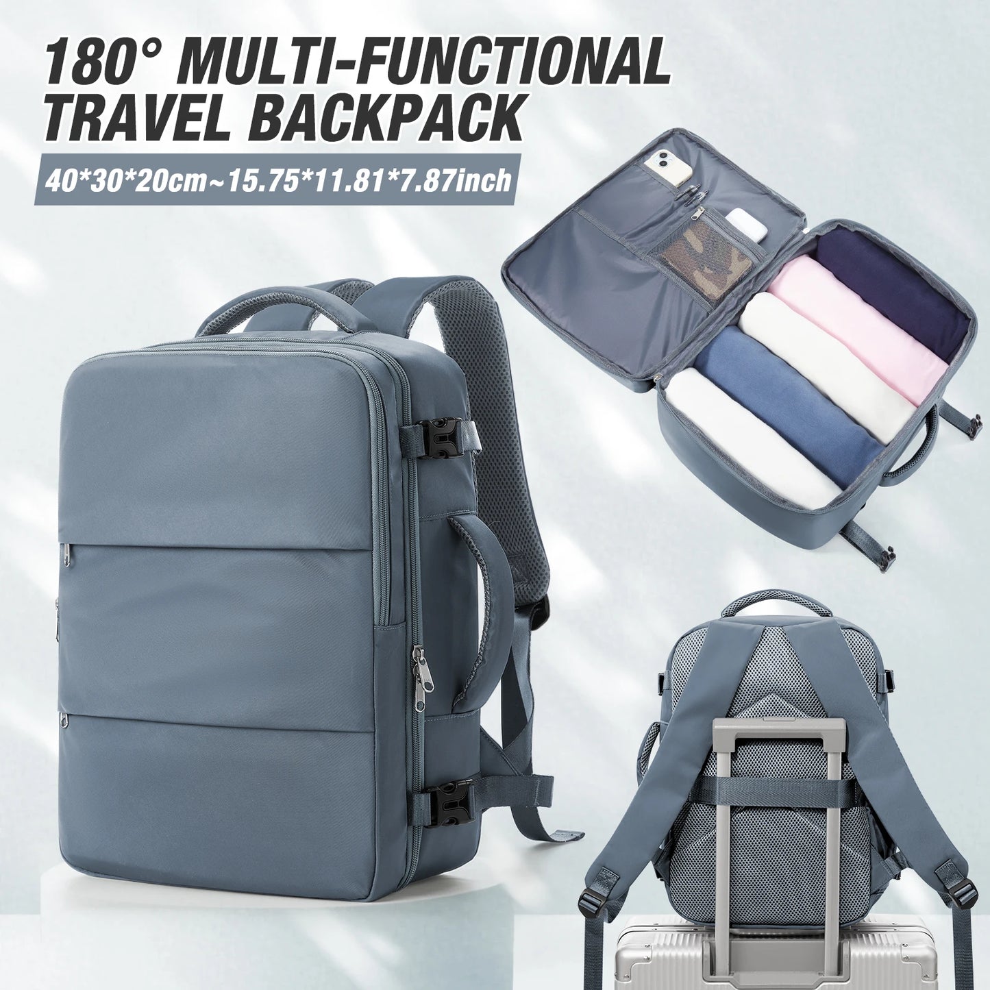 Waterproof Travel Backpack for Men and Women | Business & School Bag