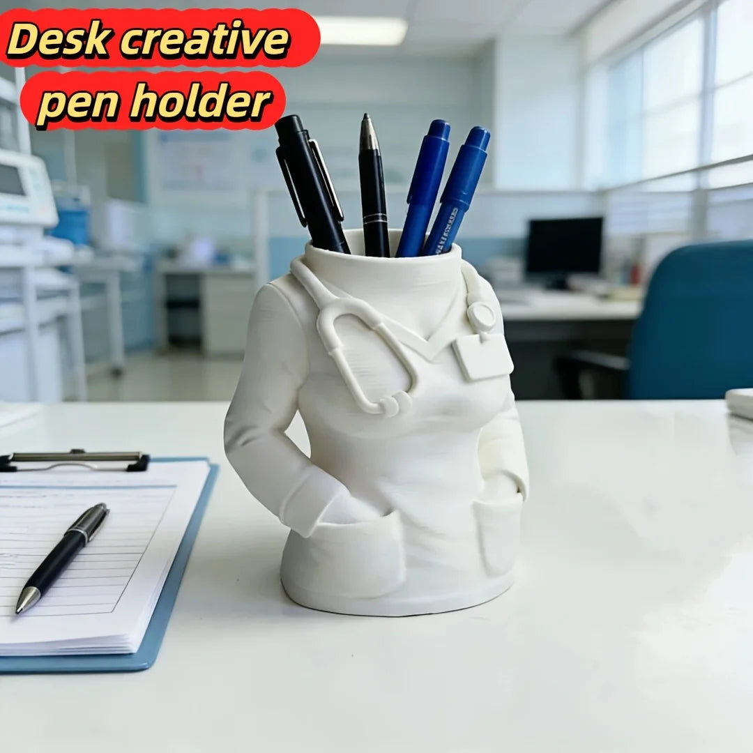 Nurse-Shaped Pen Holder | Perfect Gift for Medical Staff