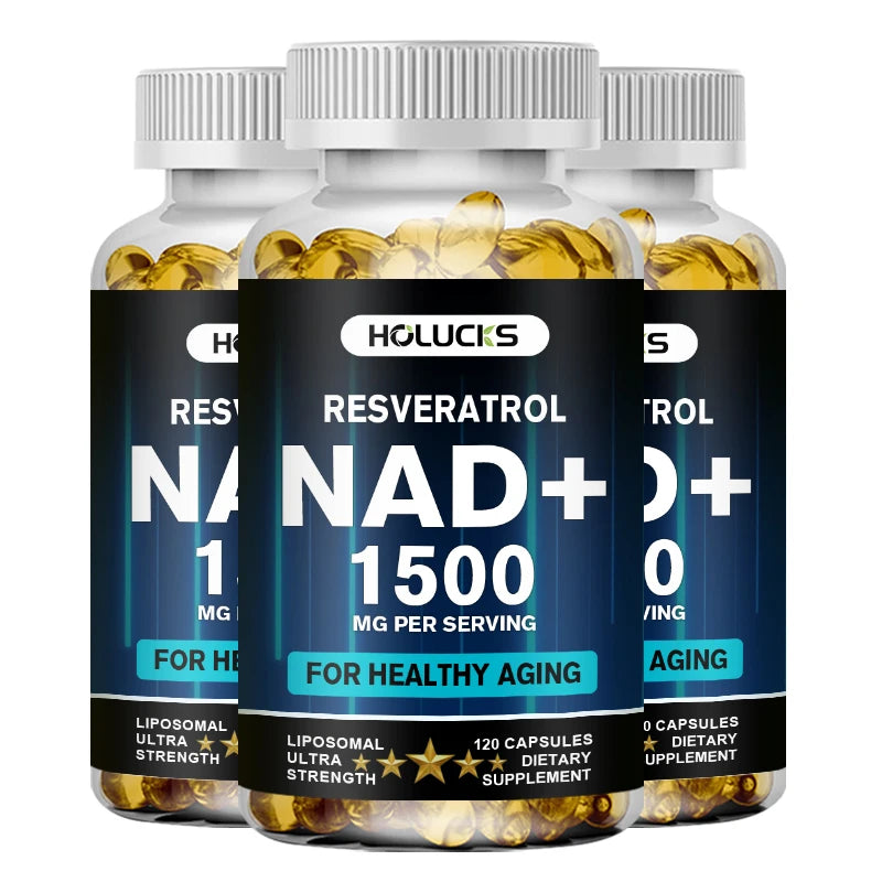 NAD+ Resveratrol Capsules | Support Cellular Health & Anti-Aging