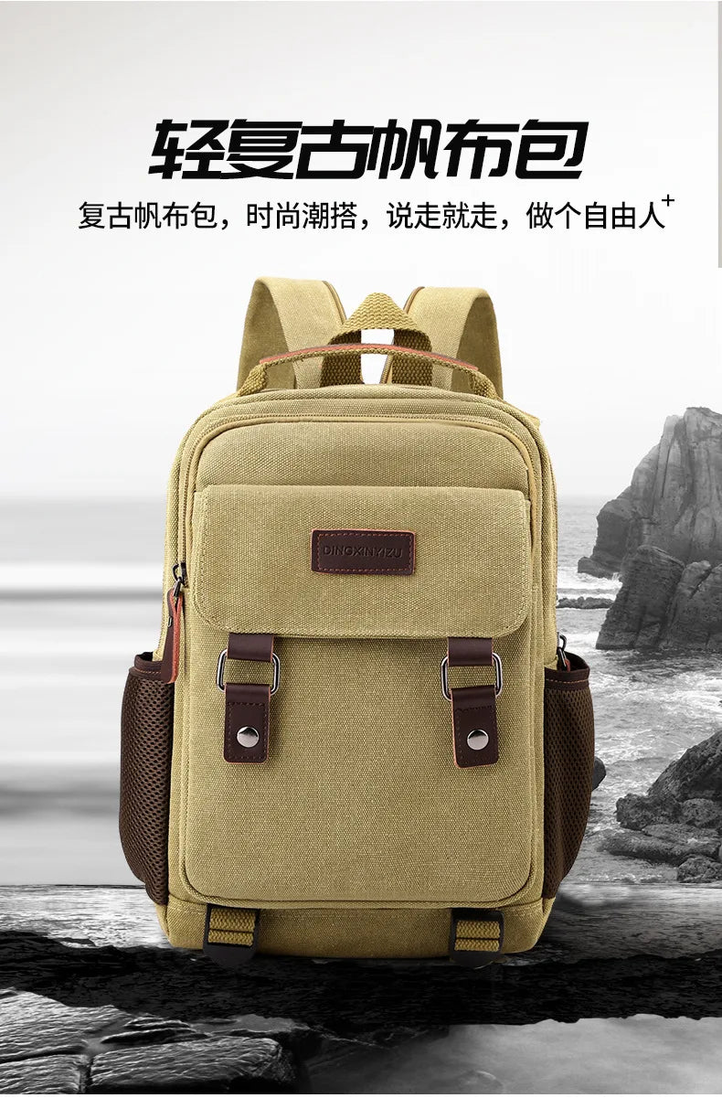 Multifunctional Canvas Chest Bag | Sleek Travel Companion