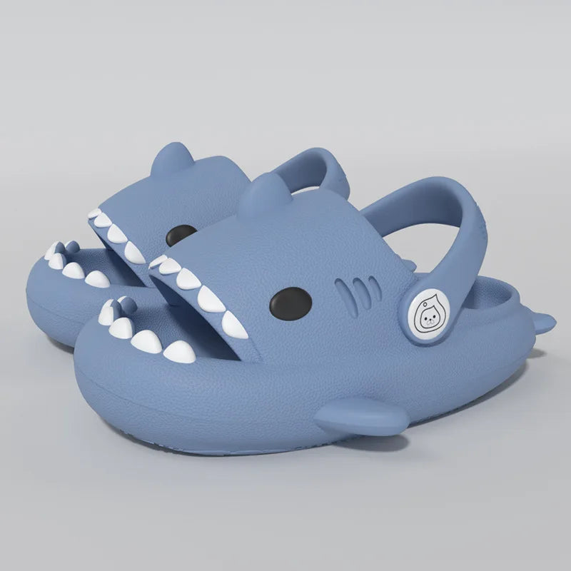 Kids Shark Slippers | Cartoon Non-slip Soft Sandals for Summer