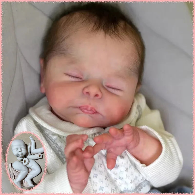 19-Inch Reborn Doll Kit | DIY Unfinished Doll Parts for Collectors