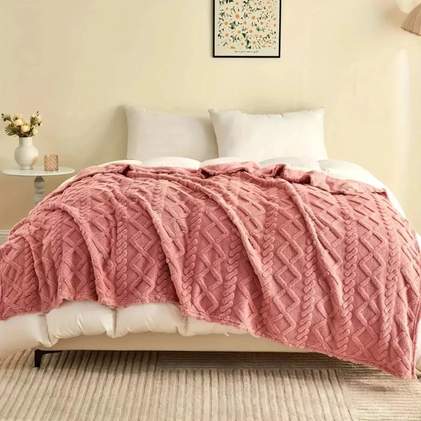 Thick Fleece Infant Blanket | Ultra Soft & Hypoallergenic Baby Blanket