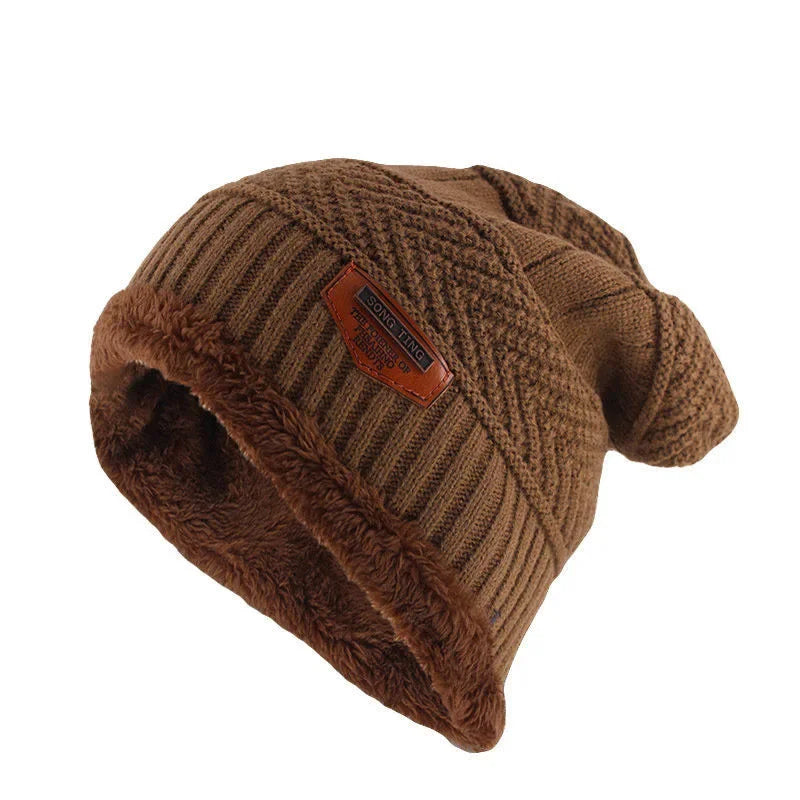 Unisex Thick Fur Lined Beanie Hat | Stylish Warm Winter Cap