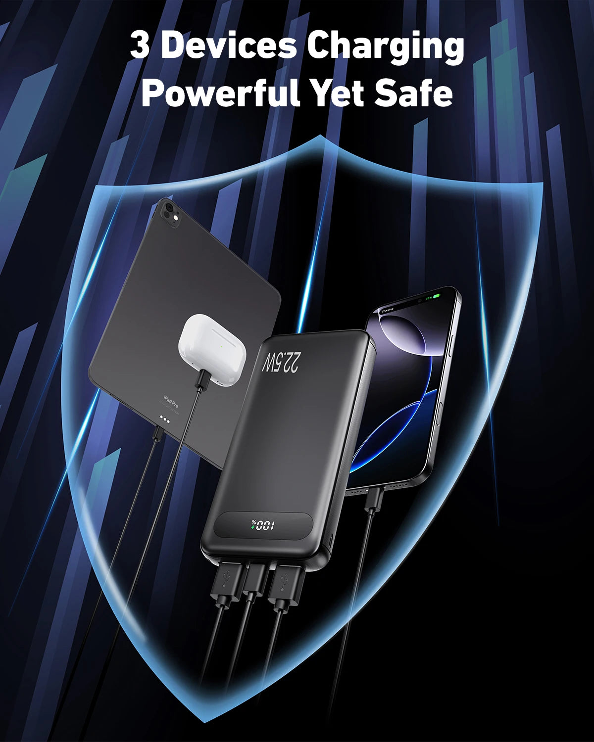 Portable Charger 10000mAh Power Bank | Fast Charging Convenience