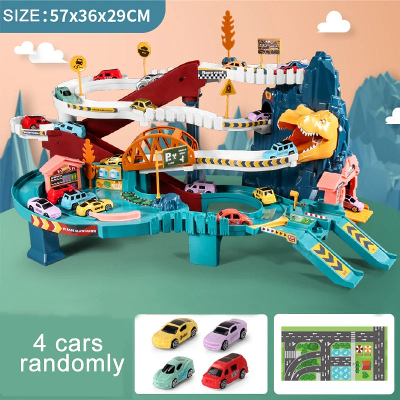 Electric Rail Car Dinosaur Adventure Toys | Interactive Fun for Kids