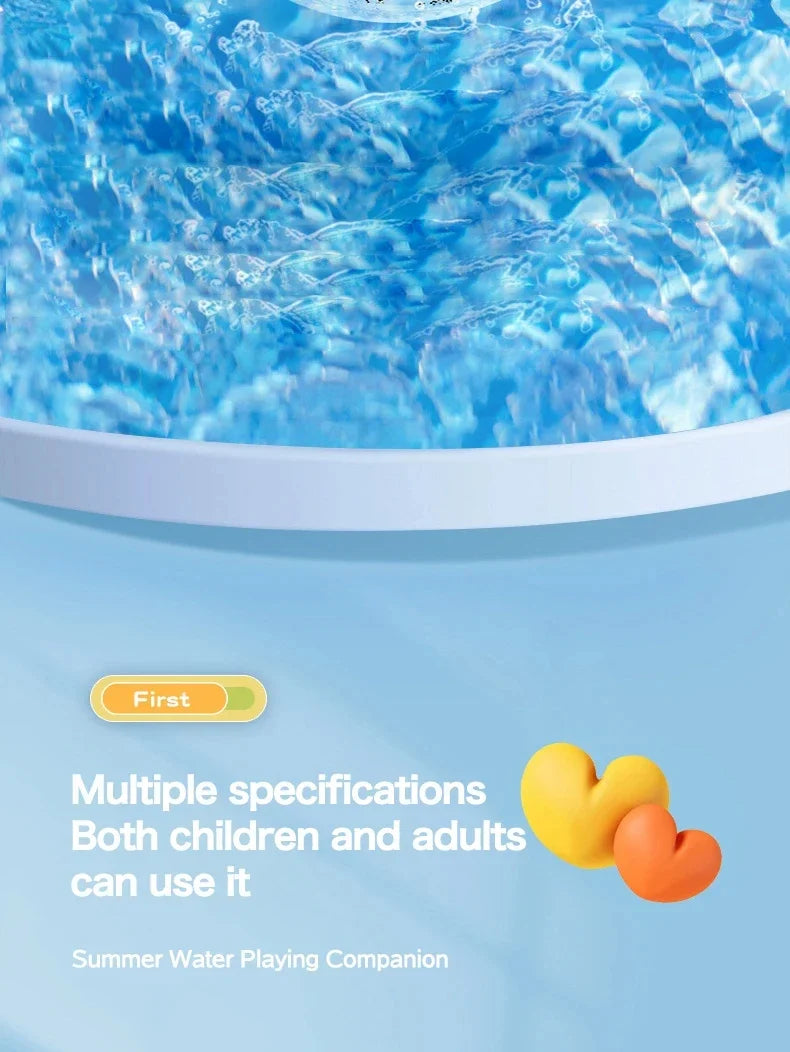 Summer Inflatable Transparent Swimming Ring | Fun for All Ages