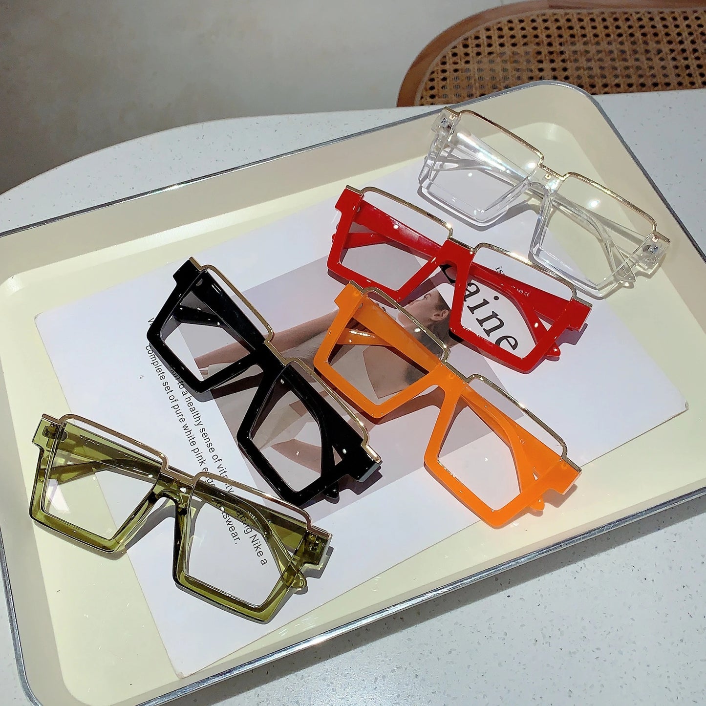 Chic Oversized Blue Light Blocking Glasses | Fashionable Protection