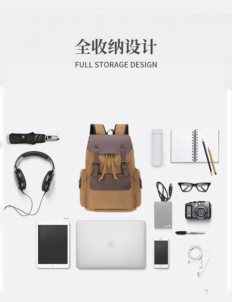 Stylish Ultra-Fine Leather Backpack for Students | Versatile & Practical