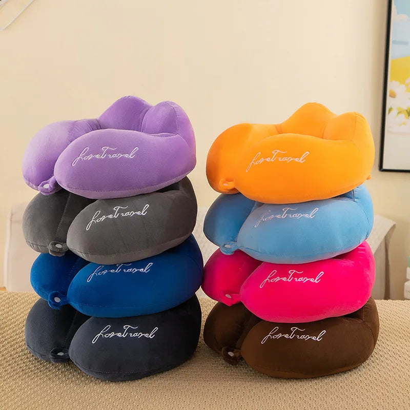 Comfortable U-Shaped Neck Pillow for Travel | Soft Support Cushion