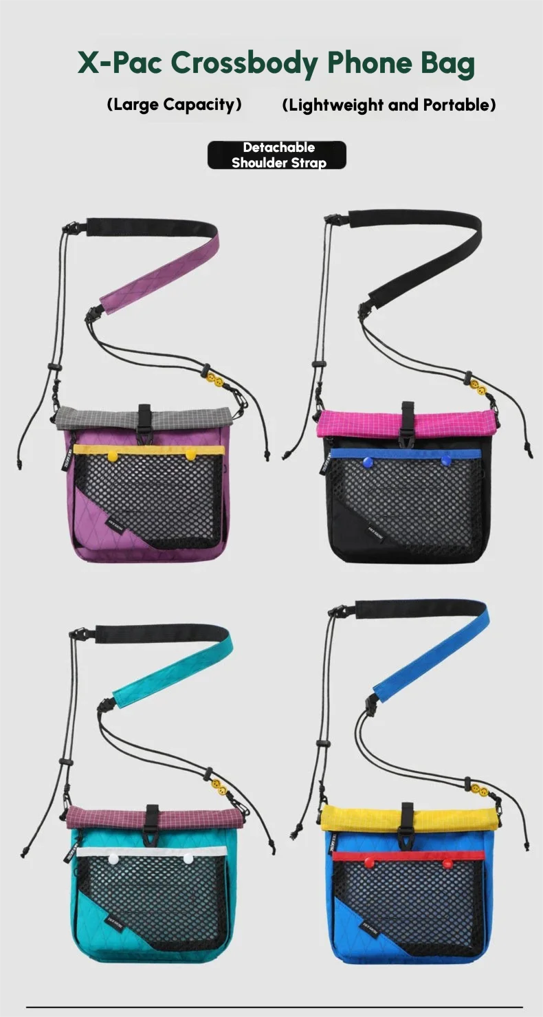 Ultralight Waterproof Crossbody Bag | Perfect for Hiking & Camping