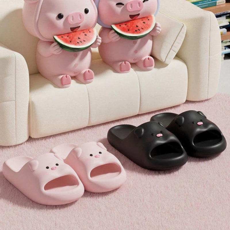 Women's Summer Cute Piglet EVA Slippers | Comfortable Cloud Flip Flops