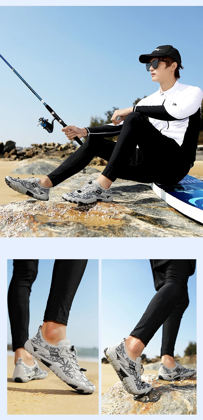 Unisex Quick-Drying Barefoot Wading Shoes | Non-Slip Water Sports