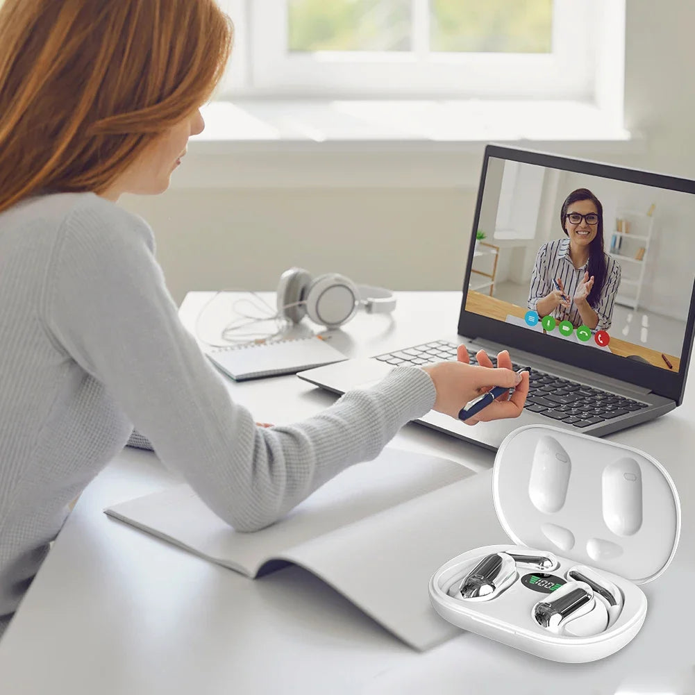 3-in-1 AI Translator Earbuds | 144 Languages Bluetooth Headset