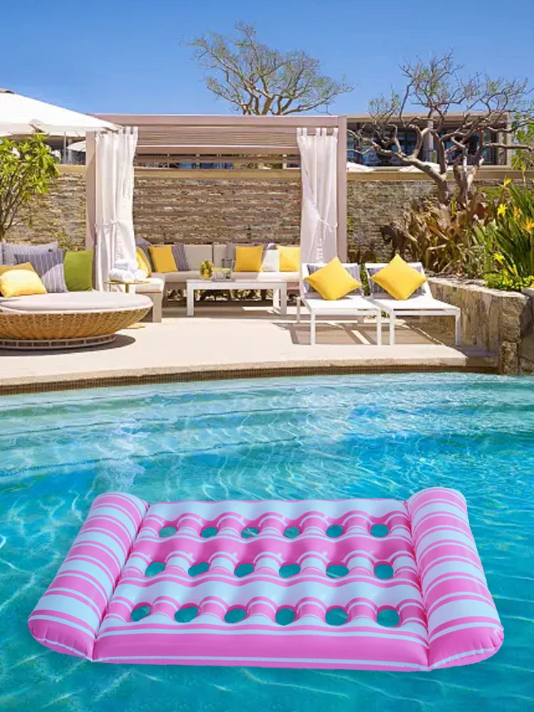 Inflatable Floating Bed for Relaxation | Water Sleep Lounger