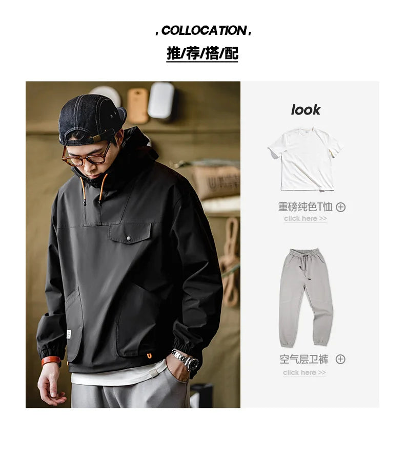 Men's Casual Multi-Pocket Hooded Jackets | Stylish Spring & Fall Wear