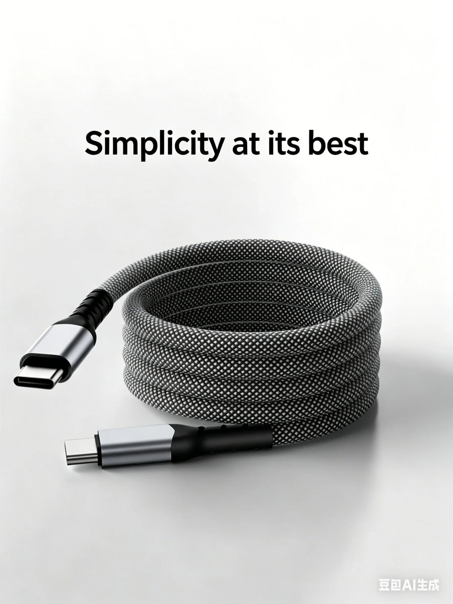 Magnetic Suction Anti-Winding Type C to Lightning Fast Charge Cable