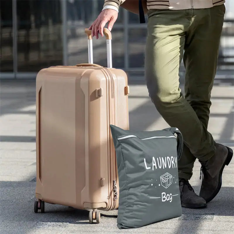 Waterproof Reusable Laundry Bags with Zip | Perfect for Travel & Fitness