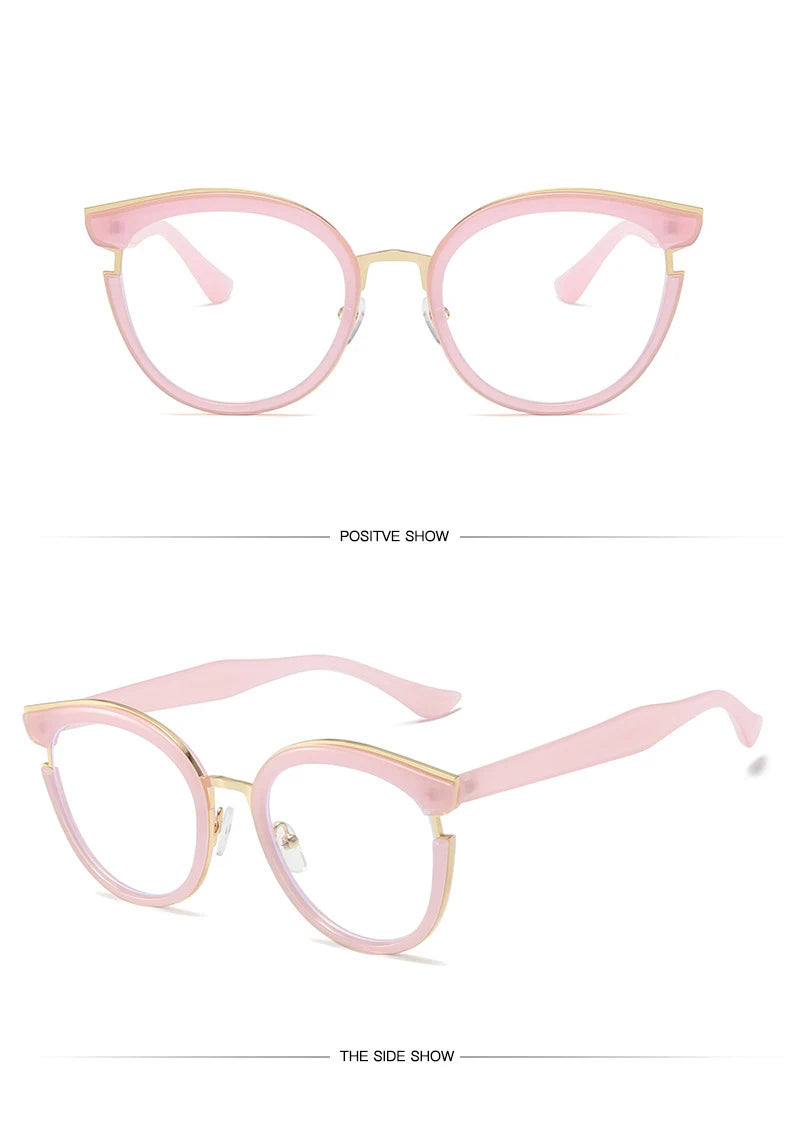 Stylish Cat Eye Eyeglasses | Trendy Colorful Computer Specs