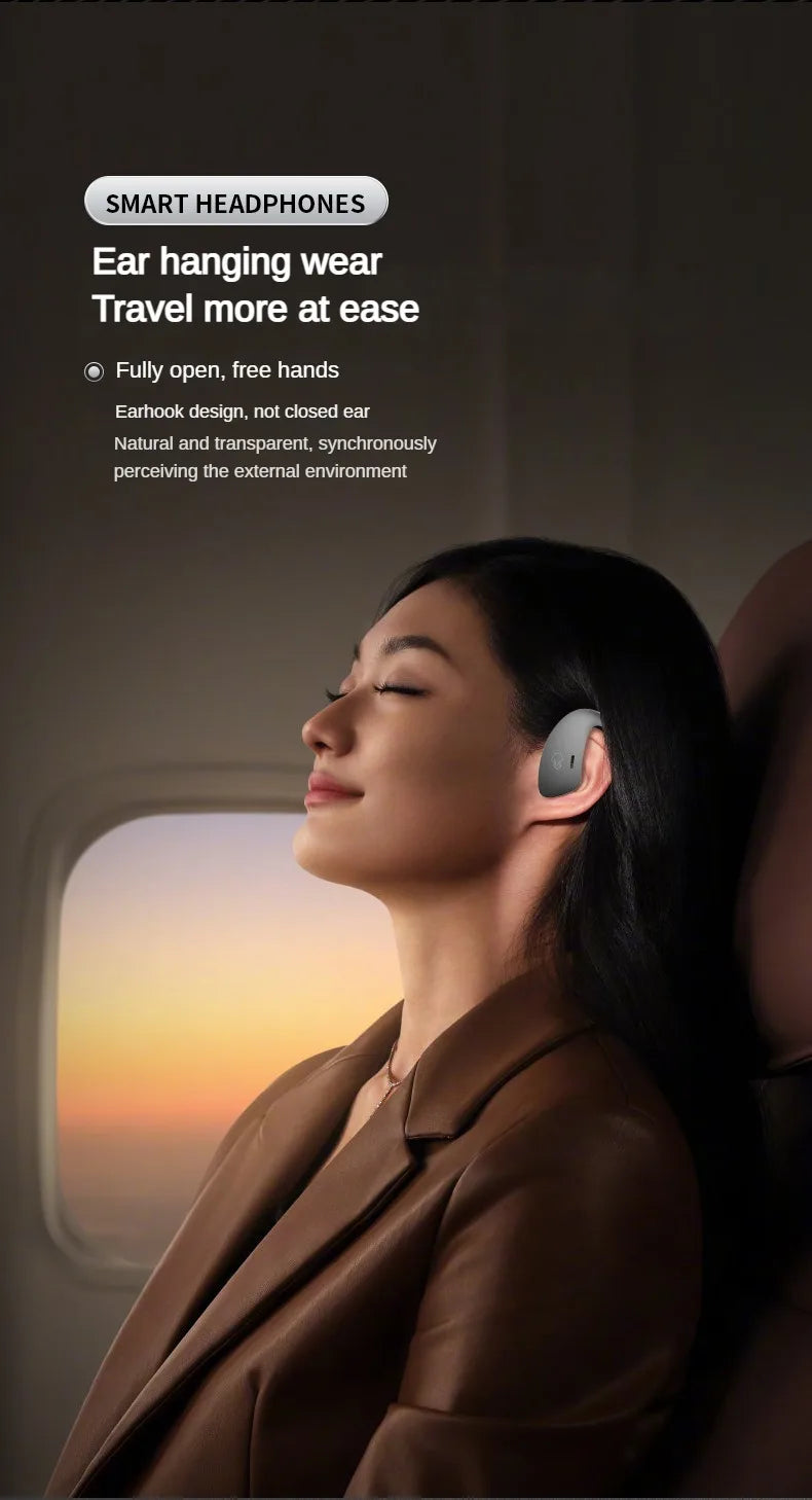 Bone Conduction Sports Bluetooth Headset | Waterproof Earbuds
