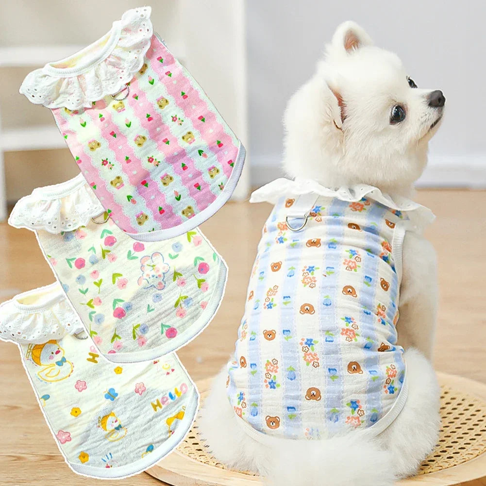 Cute Cooling Vest for Medium & Large Dogs | Summer Pet Apparel