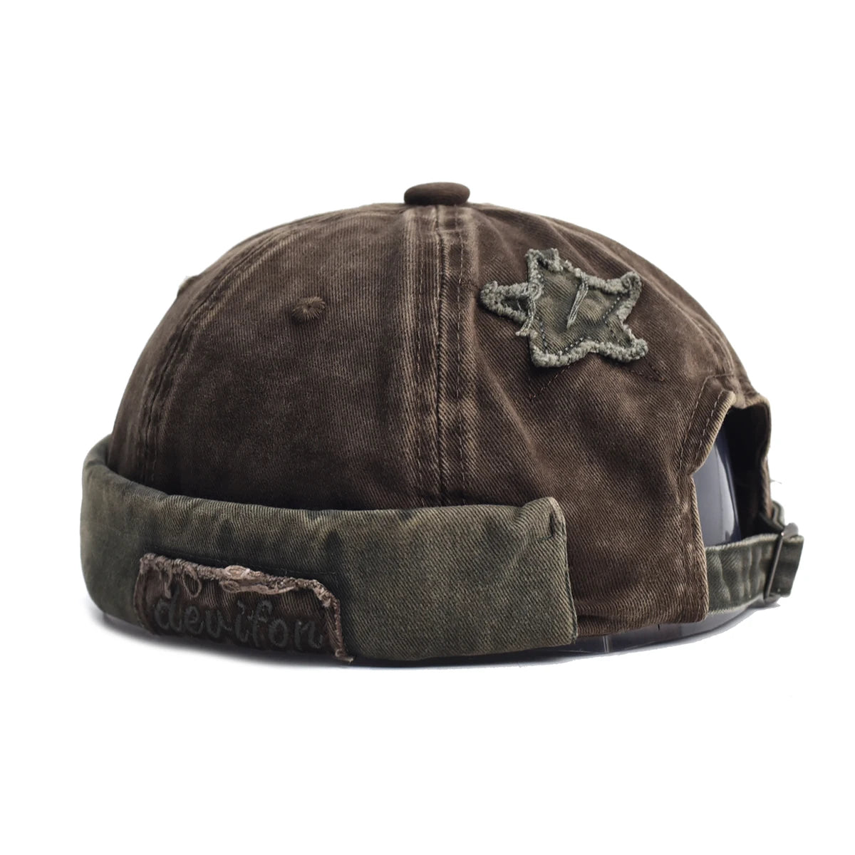 Washed Docker Beanie | Brimless Retro Street Style Cap