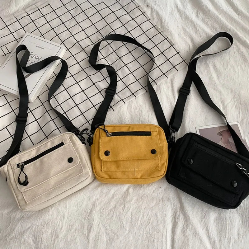 Stylish Canvas Handbag for Women | Mini Crossbody Shoulder Bag