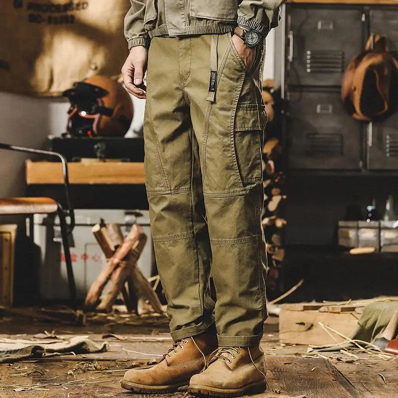 Men's Loose Straight Casual Trousers | Comfortable Outdoor Pants