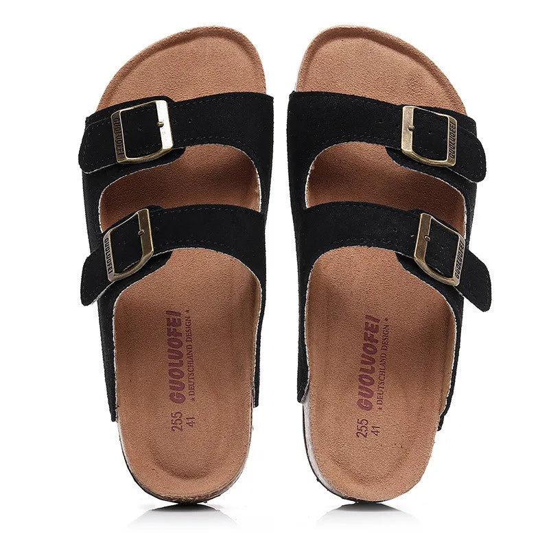 Summer Women's Casual Cork Slippers | Stylish Outdoor Slides