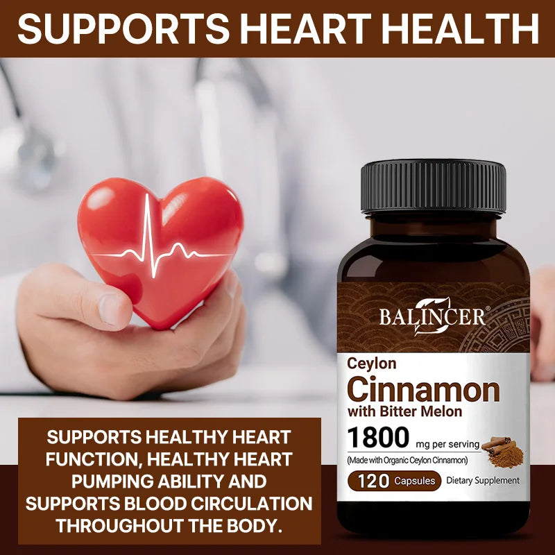 Ceylon Cinnamon Supplement | Boost Immunity & Support Metabolism