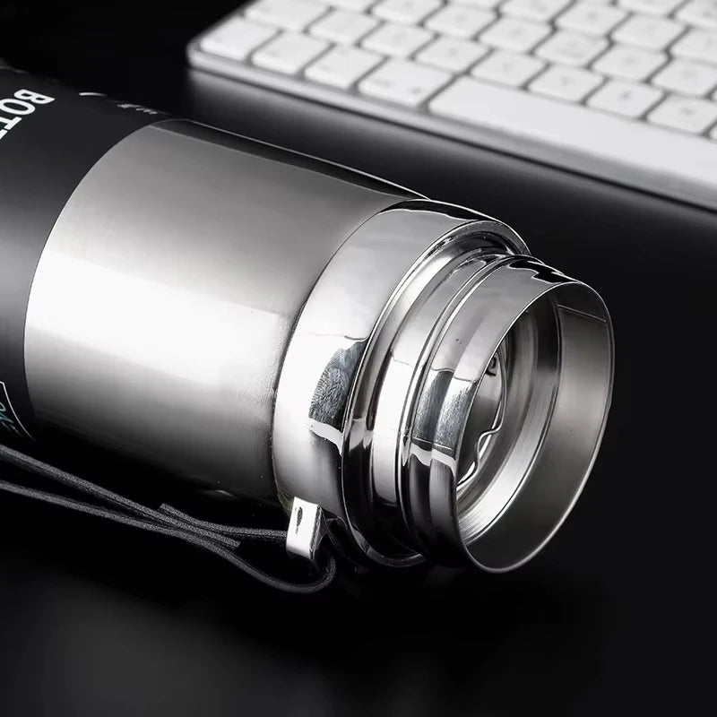 1L Stainless Steel Thermal Water Bottle | Hot & Cold Thermos Flask