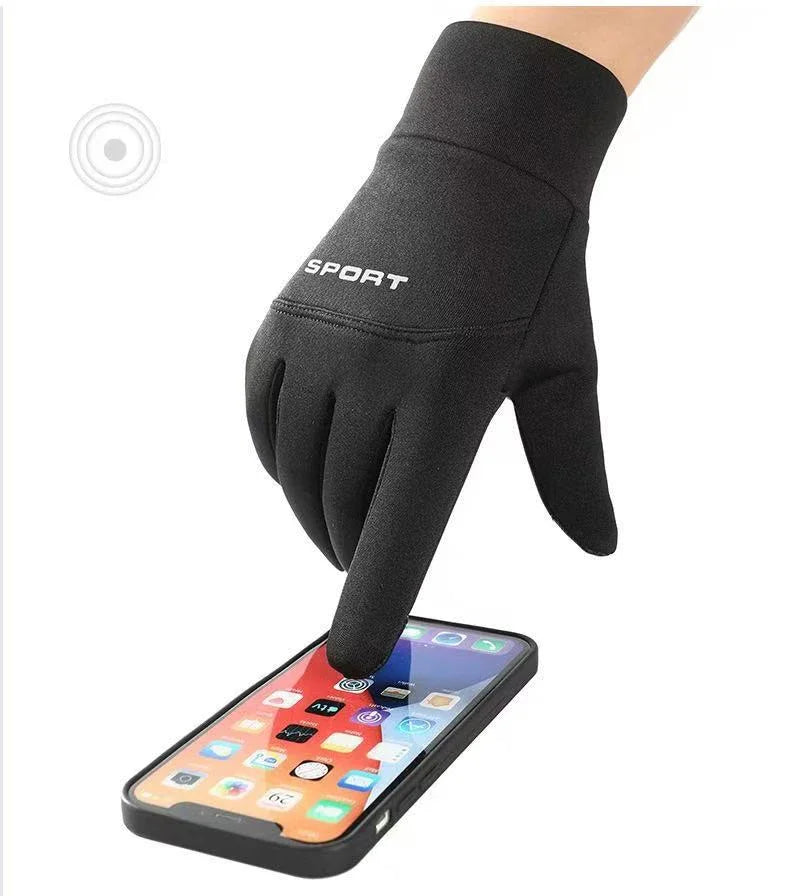 Warm Fleece Ski Gloves | Anti-Slip Thermal Gloves for Winter