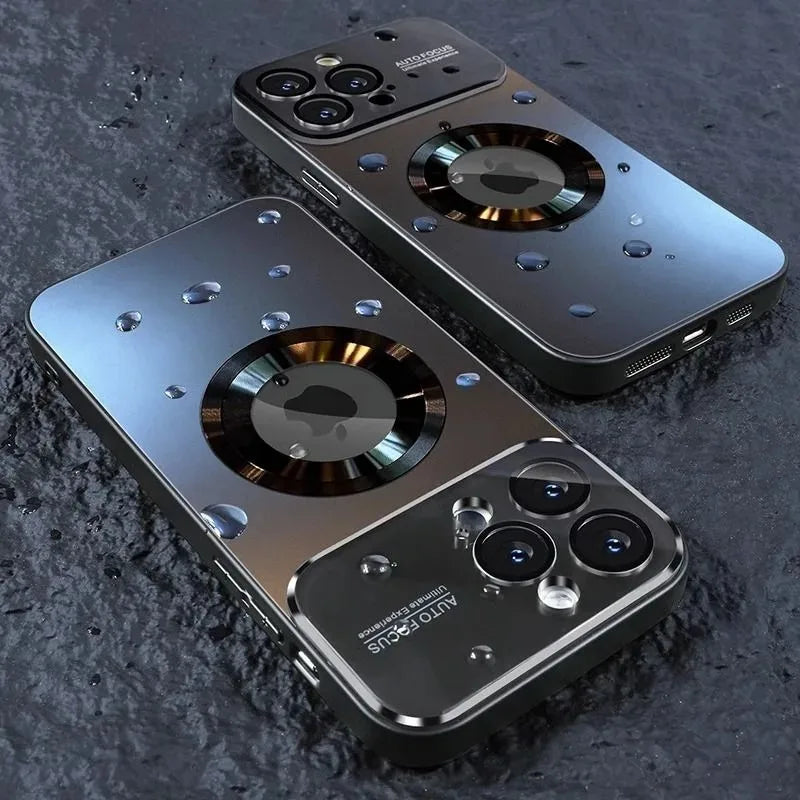 Titanium Metallic Matte Case for iPhone | Premium Camera Protection