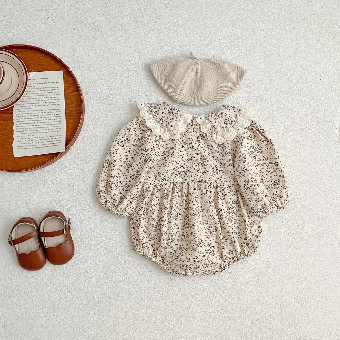 Adorable Lace Ruffle Baby Girl Overalls | Stylish Romper 0-24M