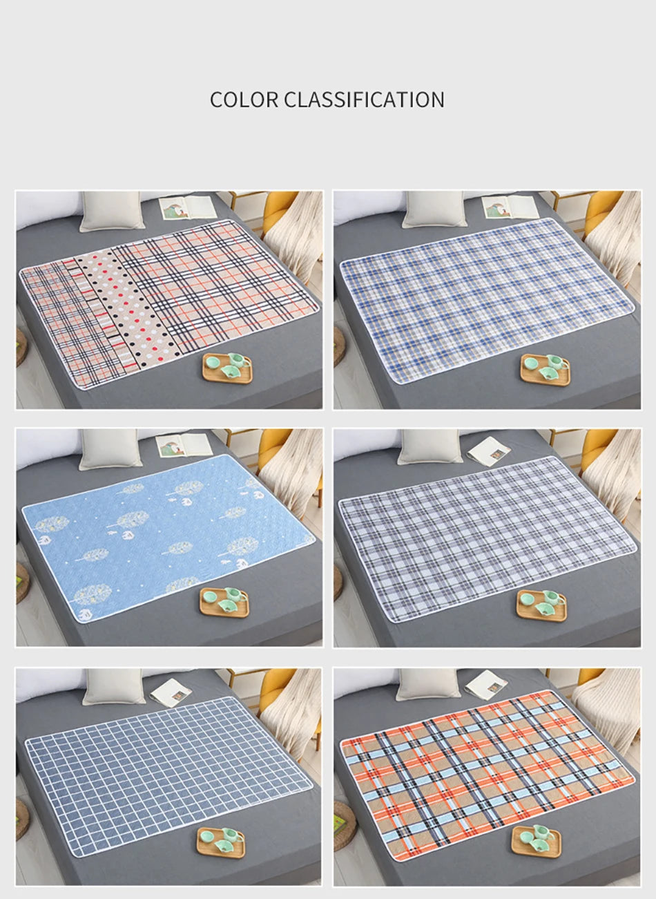 Waterproof Cartoon Dino Heart Changing Mat | Eco-Friendly Baby Care