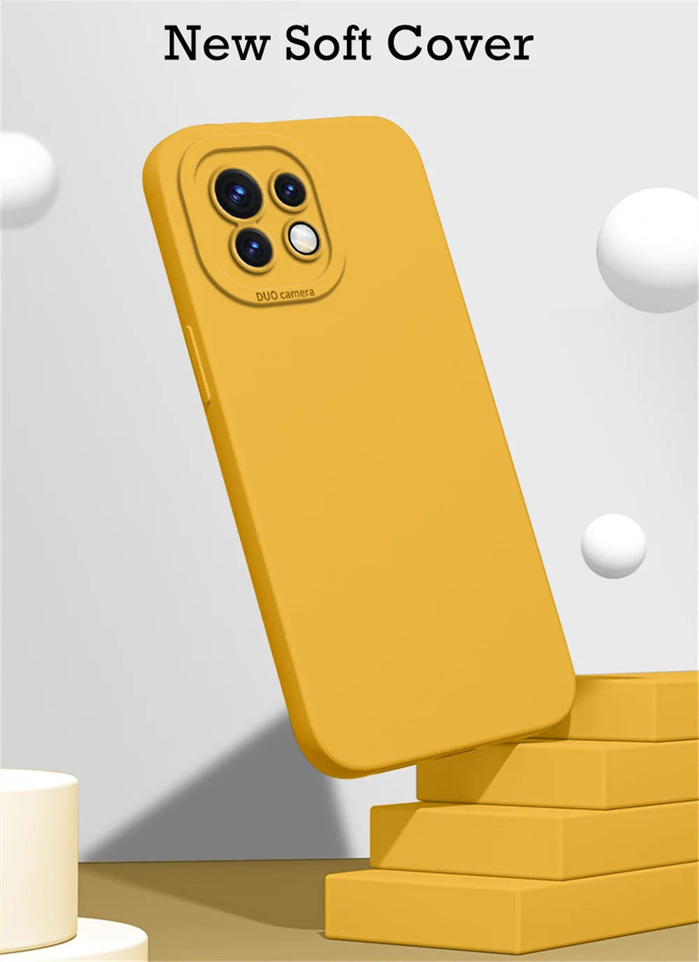 Fashion Lens Protection Phone Case for Xiaomi 17 Pro Max 12 13 13T 14 15 Pro Square Candy Built-in Fluff Shockproof Soft Cover