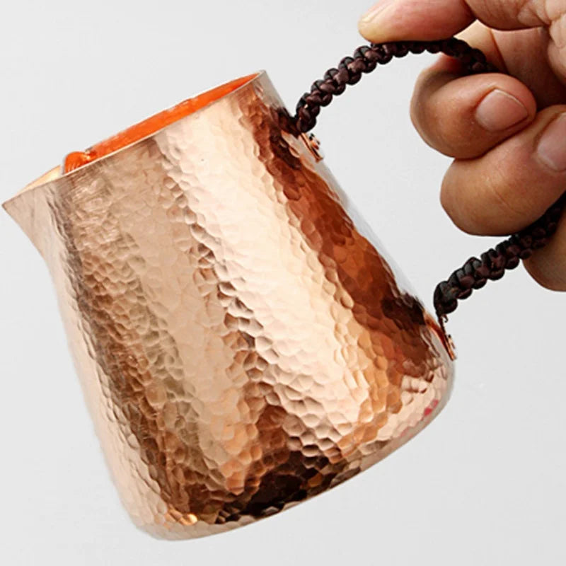 Handcrafted Vintage Copper Coffee Mug | 500ml Drinkware