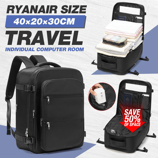 Versatile Travel Backpack | Cabin Laptop Bag with Vacuum Storage