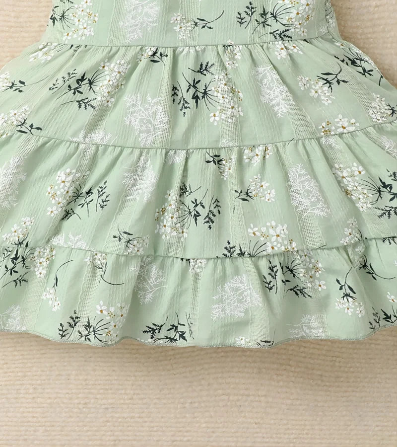 Fashionable Summer Baby Girl Camisole Dress | Cute Floral Style