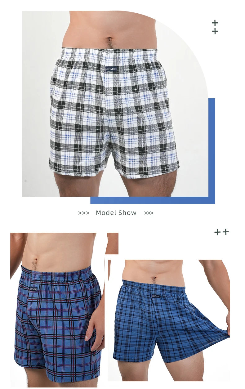 Men's Plaid Pajama Bottoms | Comfort Fit Cotton Sleepwear