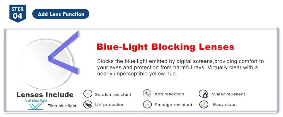 Oval Metal Anti Blue Light Glasses for Women | Stylish Progressive Eyewear