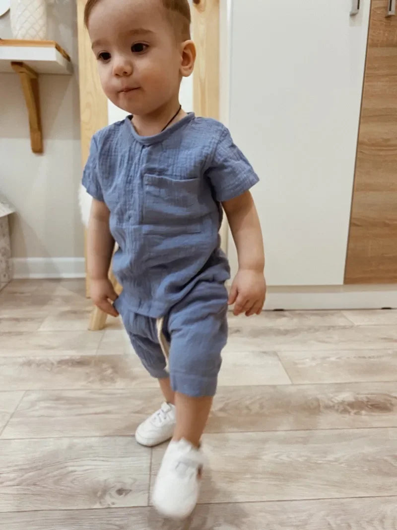 Cotton Infant Outfit Set | Soft Clothes for Newborns & Toddlers