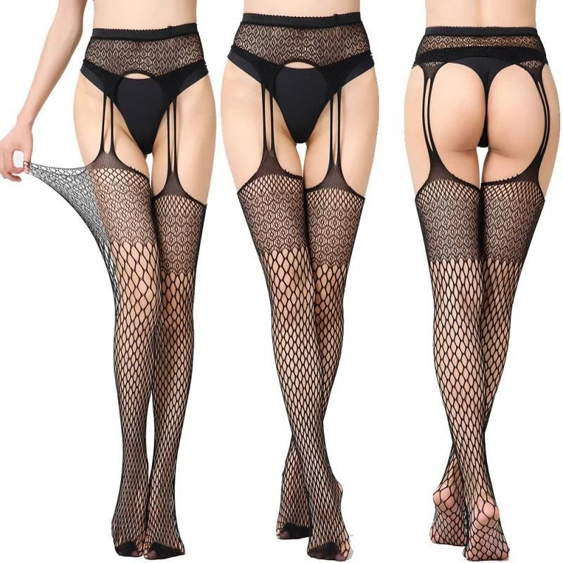 Long Sexy Fishnet Stockings for Women | Embrace Gothic Style